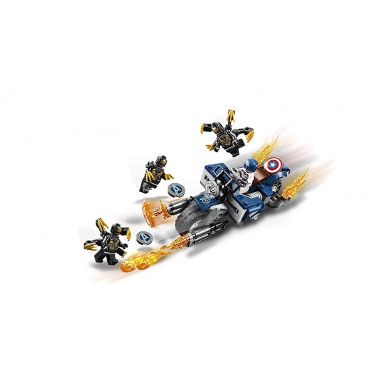 Конструктор LEGO Super Heroes Капитан Америка: нападение всадников (76123) Конструктор LEGO Super Heroes Капитан Америка: нападение всадников (76123)