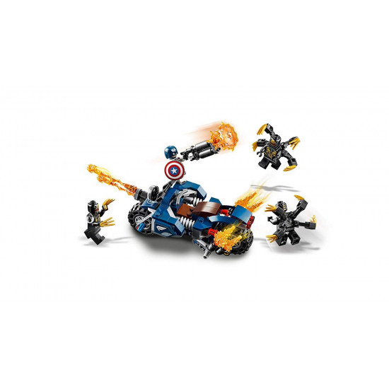 Конструктор LEGO Super Heroes Капитан Америка: нападение всадников (76123) Конструктор LEGO Super Heroes Капитан Америка: нападение всадников (76123)