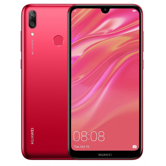 Huawei Y7 2019 smartphone (DUB-LX1) DS Coral Red Huawei Y7 2019 smartphone (DUB-LX1) DS Coral Red