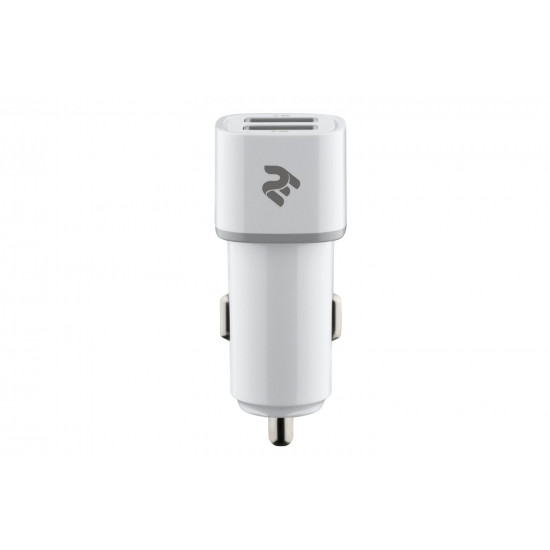 Car charger 2E Dual USB Charger 2xUSB 2.4A White Car charger 2E Dual USB Charger 2xUSB 2.4A White
