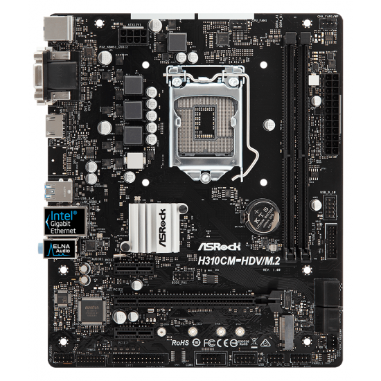 Материнська плата ASRock H310CM-HDV/M.2 Материнська плата ASRock H310CM-HDV/M.2