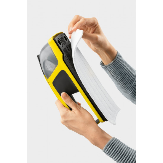 The vacuum cleaner for washing of windows of Karcher of KV 4 (vibropad) yellow The vacuum cleaner for washing of windows of Karcher of KV 4 (vibropad) yellow