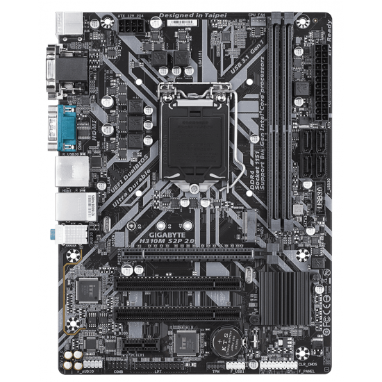 Материнcкая плата GIGABYTE H310M S2P 2.0 Материнcкая плата GIGABYTE H310M S2P 2.0