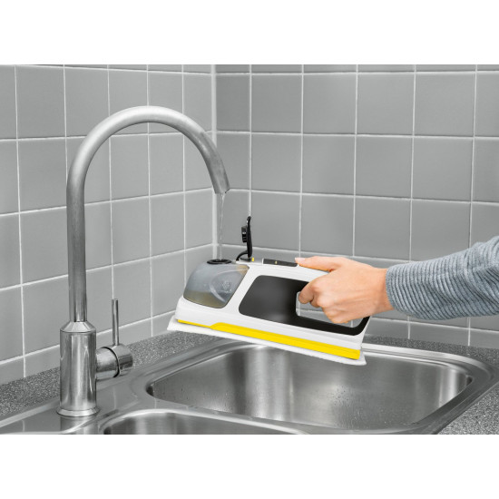 The vacuum cleaner for washing of windows of Karcher of KV 4 Premium (vibropad) white The vacuum cleaner for washing of windows of Karcher of KV 4 Premium (vibropad) white