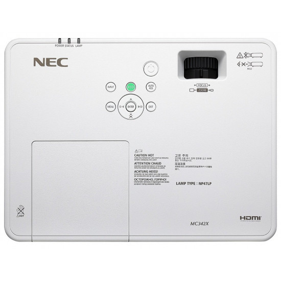 NEC MC342X projector (3LCD, XGA, 3400 ANSI lm) (60004705) NEC MC342X projector (3LCD, XGA, 3400 ANSI lm) (60004705)