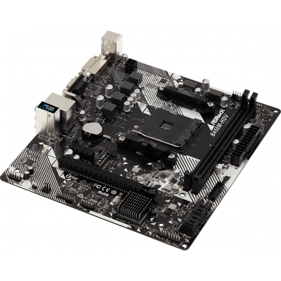 Материнська плата ASRock B450M-HDV R4.0 Материнська плата ASRock B450M-HDV R4.0