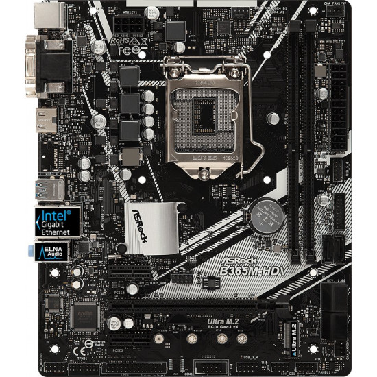 ASRock B365M-HDV motherboard ASRock B365M-HDV motherboard