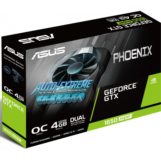 Відеокарта ASUS GeForce GTX1650 SUPER 4GB GDDR6 (PH-GTX1650S-O4G) Відеокарта ASUS GeForce GTX1650 SUPER 4GB GDDR6 (PH-GTX1650S-O4G)