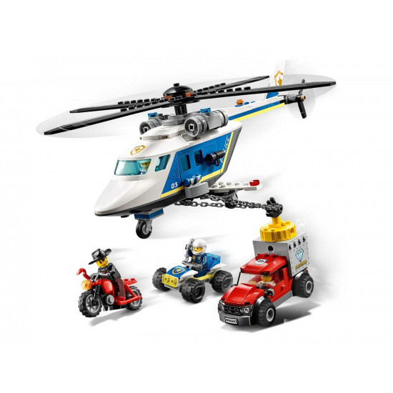 Конструктор LEGO City Погоня на поліцейському вертольоті (60243) Конструктор LEGO City Погоня на поліцейському вертольоті (60243)