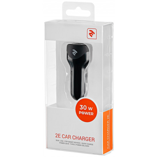 Automobile memory 2E Dual USB Car Charger USB 2.4A 30W Black Automobile memory 2E Dual USB Car Charger USB 2.4A 30W Black