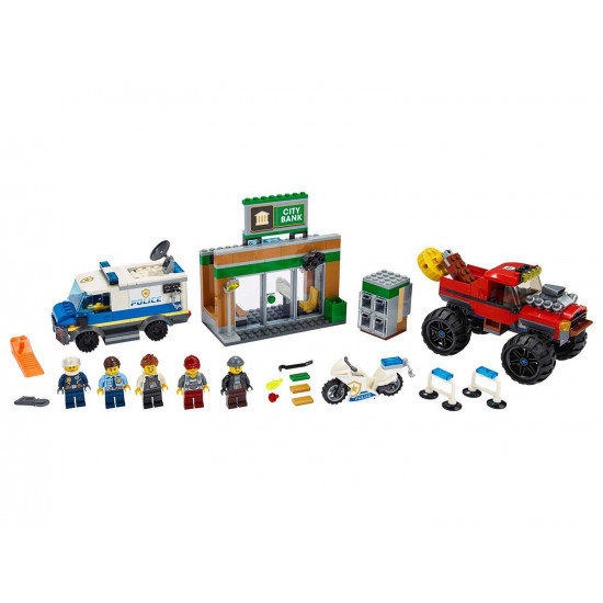 Конструктор LEGO City Пограбування поліцейського монстр-траку (60245 L) Конструктор LEGO City Пограбування поліцейського монстр-траку (60245 L)