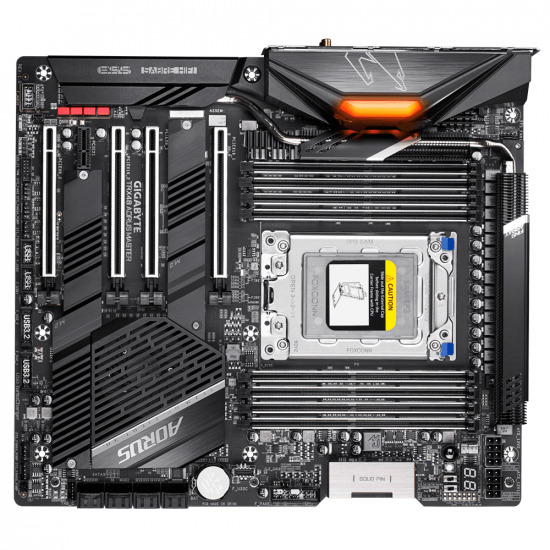 Материнська плата Gigabyte TRX40 AORUS MASTER Материнська плата Gigabyte TRX40 AORUS MASTER