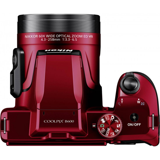 NIKON Coolpix B600 Red camera (VQA091EA) NIKON Coolpix B600 Red camera (VQA091EA)