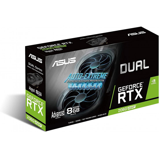 Відеокарта ASUS GeForce RTX206 DUAL-RTX2060S-A8G-EVO-V2) </span> </h2> <h2> Ігрова відеокарта ASUS Dual GeForce® RTX 2060 SUPER™ EVO V2 Advanced Edition: 8 ГБ відеопам'яті GDDR6, два потужні вентилятори Axial-tech, технологія трас променів </h2> <ul> <li> Відеокарта ASUS GeForce RTX206 DUAL-RTX2060S-A8G-EVO-V2) </span> </h2> <h2> Ігрова відеокарта ASUS Dual GeForce® RTX 2060 SUPER™ EVO V2 Advanced Edition: 8 ГБ відеопам'яті GDDR6, два потужні вентилятори Axial-tech, технологія трас променів </h2> <ul> <li>