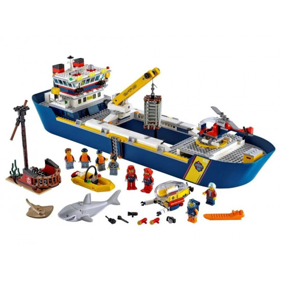 Конструктор LEGO City Океан: Дослідницьке судно (60266) Конструктор LEGO City Океан: Дослідницьке судно (60266)