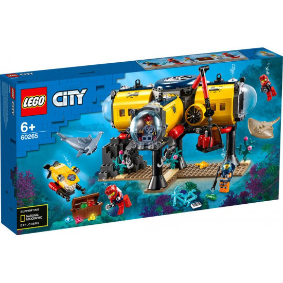 Конструктор LEGO City Океан: Науково-дослідна станція (60265 L) Конструктор LEGO City Океан: Науково-дослідна станція (60265 L)