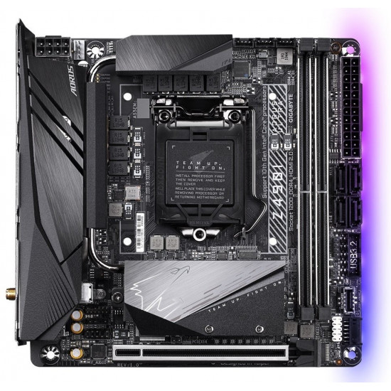 Материнська плата GIGABYTE Z490I AORUS ULTRA (Z490I_AORUS_ULTRA) Материнська плата GIGABYTE Z490I AORUS ULTRA (Z490I_AORUS_ULTRA)