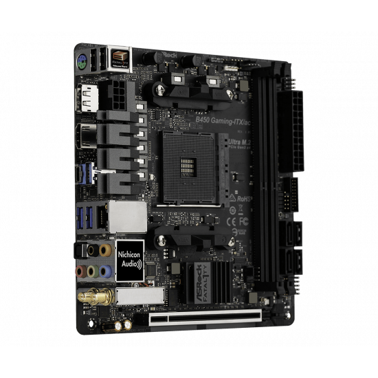 Материнська плата ASRock B450 GAMING-ITX/AC Материнська плата ASRock B450 GAMING-ITX/AC