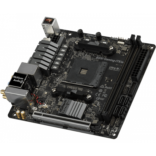 Материнська плата ASRock B450 GAMING-ITX/AC Материнська плата ASRock B450 GAMING-ITX/AC