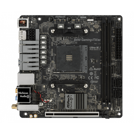 Материнська плата ASRock B450 GAMING-ITX/AC Материнська плата ASRock B450 GAMING-ITX/AC