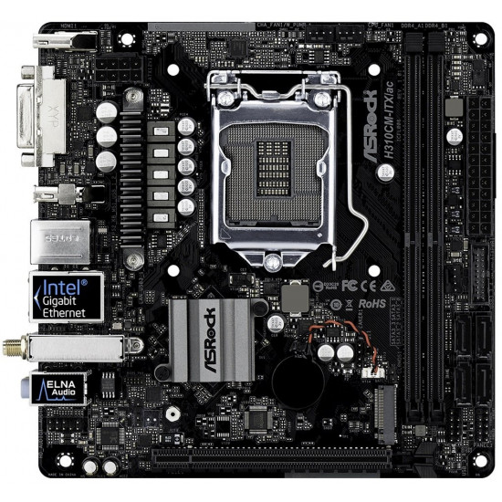 Материнська плата ASRock H310CM-ITX/AC Материнська плата ASRock H310CM-ITX/AC