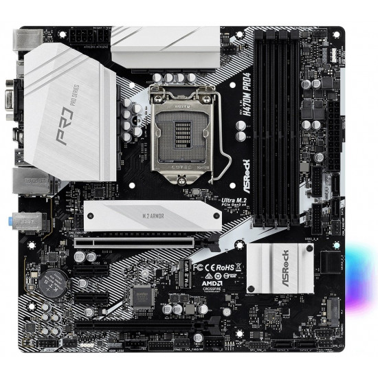 Материнська плата ASRock H470M Pro4 Материнська плата ASRock H470M Pro4