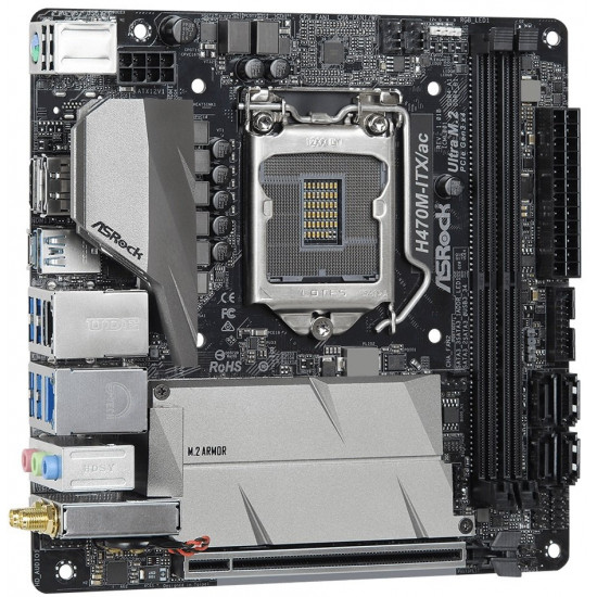 Материнська плата ASRock H470M-ITX/AC Материнська плата ASRock H470M-ITX/AC