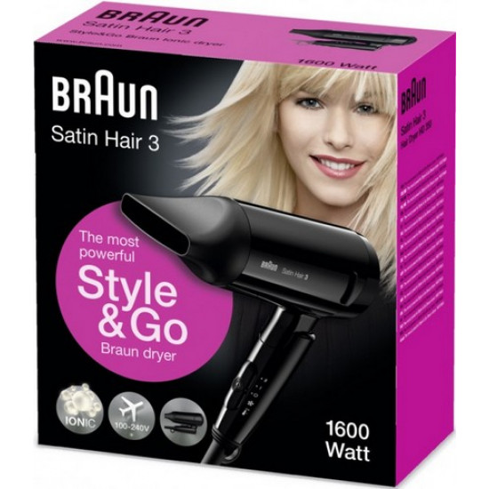 Hairdryer BRAUN Satin Hair 3 HD350 Hairdryer BRAUN Satin Hair 3 HD350