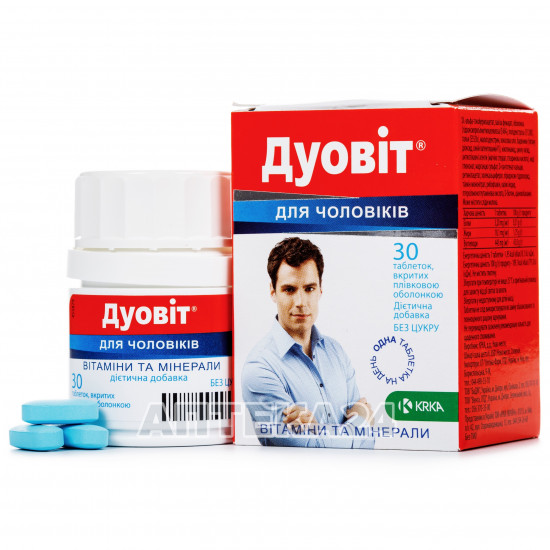 Duovit tablets for men, 30 pieces. Duovit tablets for men, 30 pieces.