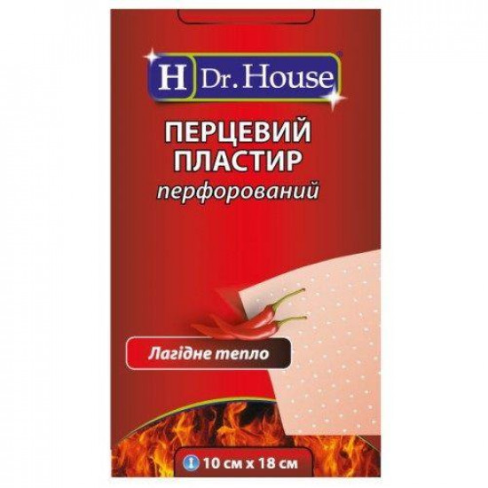Adhesive plaster of H Dr.House of 10х18 cm pepper Adhesive plaster of H Dr.House of 10х18 cm pepper