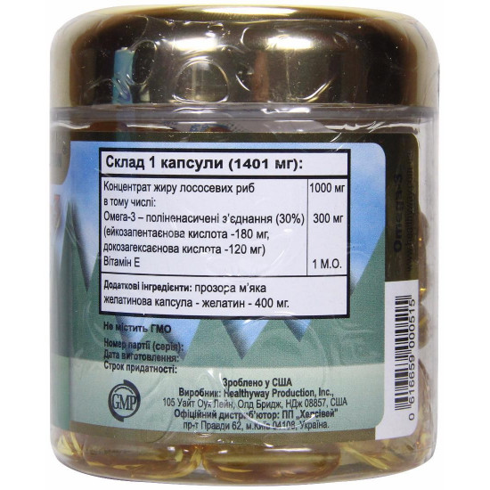 Omega-3 of the capsule, 100 pieces. Omega-3 of the capsule, 100 pieces.