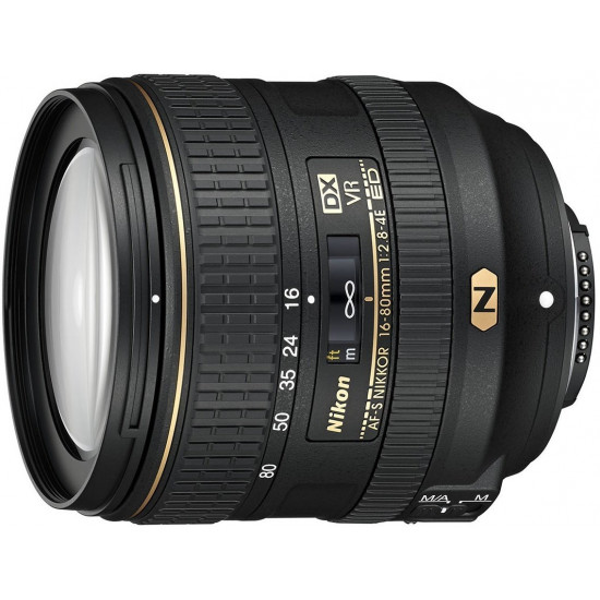 Об'єктив NIKON AF-S DX 16-80 мм f/2.8-4E ED VR (JAA825DA) Об'єктив NIKON AF-S DX 16-80 мм f/2.8-4E ED VR (JAA825DA)