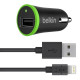 Memory of a car MS Belkin USB BoostUp Charger (LIGHTNING cable, USB 2.4Amp), Black Memory of a car MS Belkin USB BoostUp Charger (LIGHTNING cable, USB 2.4Amp), Black
