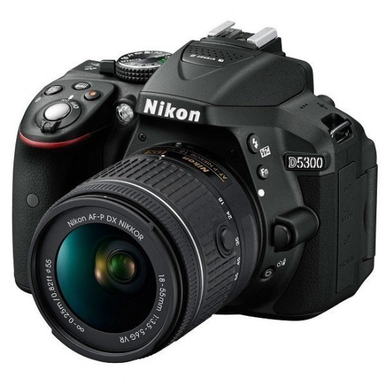 NIKON D5300 AF-P 18-55 VR Black camera (VBA370K007) NIKON D5300 AF-P 18-55 VR Black camera (VBA370K007)