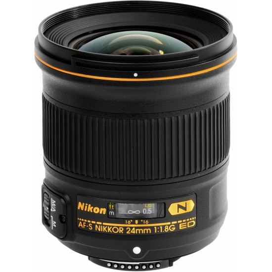 Объектив NIKON AF-S 24 mm f/1.8G ED (JAA139DA) Объектив NIKON AF-S 24 mm f/1.8G ED (JAA139DA)