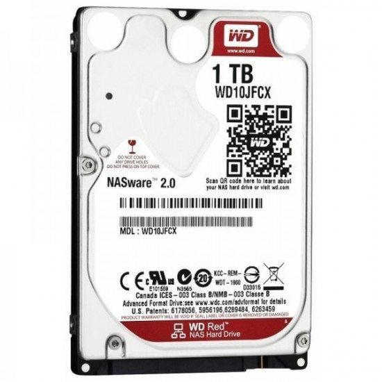 Жорсткий диск внутрішній WD 1TB 6GB/S 16MB 2.5 SATA III Red (WD10JFCX) Жорсткий диск внутрішній WD 1TB 6GB/S 16MB 2.5 SATA III Red (WD10JFCX)