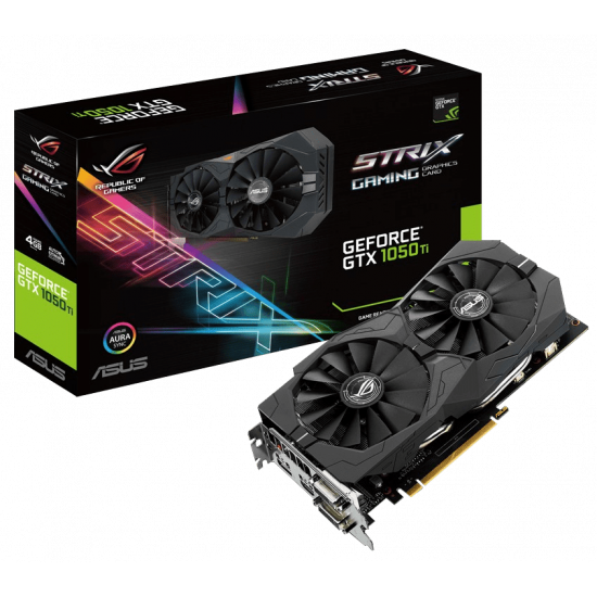 Відеокарта ASUS GeForce GTX 1050 TI 4GB DDR5 Gaming Strix (STRIX-GTX1050TI-4G-GAMIN) Відеокарта ASUS GeForce GTX 1050 TI 4GB DDR5 Gaming Strix (STRIX-GTX1050TI-4G-GAMIN)