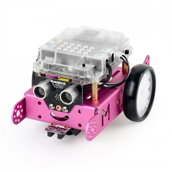 Навчальний робот-конструктор Makeblock mBot v1.1 рожевий Навчальний робот-конструктор Makeblock mBot v1.1 рожевий