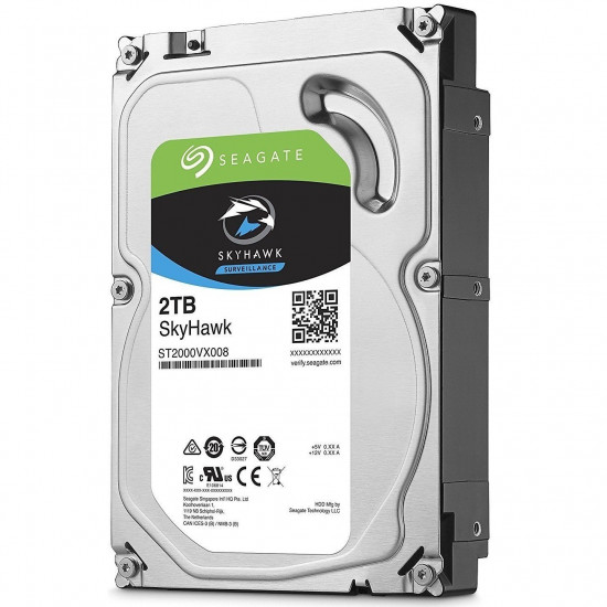 Жорсткий диск внутрішній SEAGATE HDD 3.5 SATA 3.0 2TB 5900RPM 64MB SkyHawk (ST2000VX008) Жорсткий диск внутрішній SEAGATE HDD 3.5 SATA 3.0 2TB 5900RPM 64MB SkyHawk (ST2000VX008)