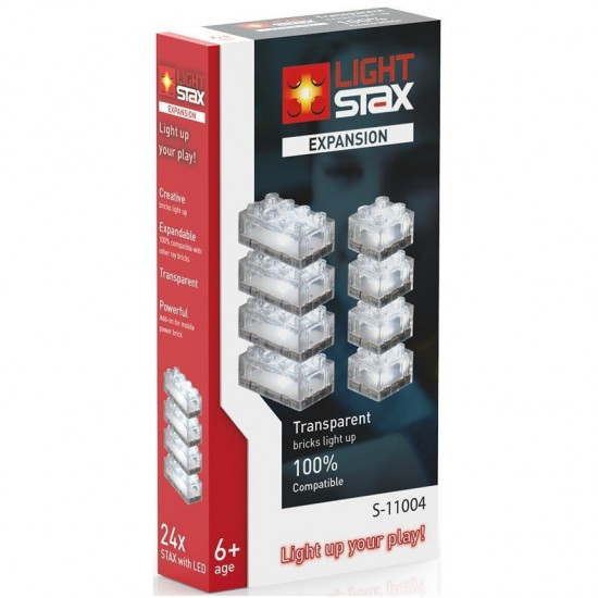 The designer of Light Stax with LED illumination of Expansion Transparent 24 el. (LS-S11004) The designer of Light Stax with LED illumination of Expansion Transparent 24 el. (LS-S11004)