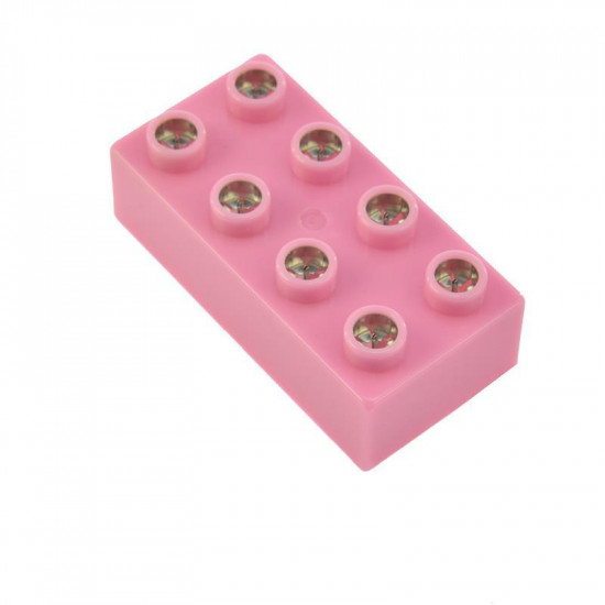 Конструктор Light Stax с LED подсветкой Junior розовый 1 эл. 4х2 (LS-S11908-PK) Конструктор Light Stax с LED подсветкой Junior розовый 1 эл. 4х2 (LS-S11908-PK)