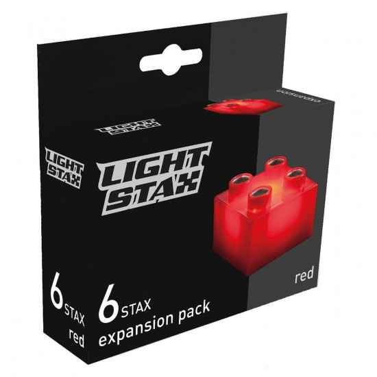 The designer of Light Stax with LED Expansion illumination red 6 el. 2x2 (LS-M04003) The designer of Light Stax with LED Expansion illumination red 6 el. 2x2 (LS-M04003)