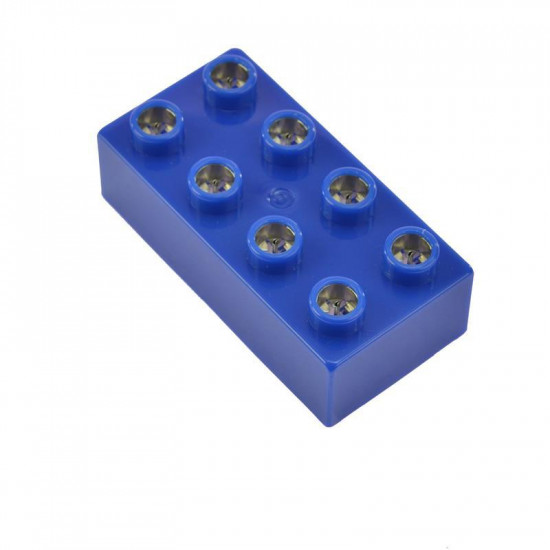 Конструктор Light Stax с LED подсветкой Junior синий 1 эл. 4х2 (LS-S11908-BU) Конструктор Light Stax с LED подсветкой Junior синий 1 эл. 4х2 (LS-S11908-BU)