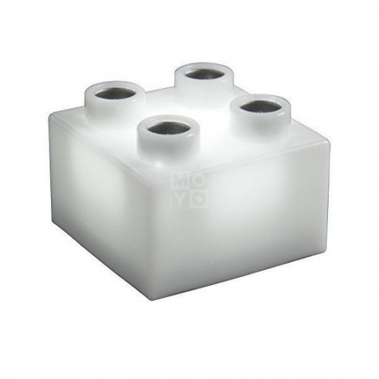 The designer of Light Stax with LED Junior illumination white 1 el. 2x2 (LS-S11909-WH) The designer of Light Stax with LED Junior illumination white 1 el. 2x2 (LS-S11909-WH)
