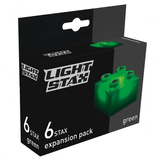 The designer of Light Stax with LED Expansion illumination green 6 el. 2x2 (LS-M04004) The designer of Light Stax with LED Expansion illumination green 6 el. 2x2 (LS-M04004)