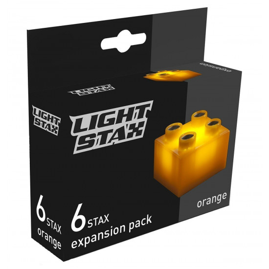 The designer of Light Stax with LED Expansion illumination orange 6 el. 2x2 (LS-M04006) The designer of Light Stax with LED Expansion illumination orange 6 el. 2x2 (LS-M04006)
