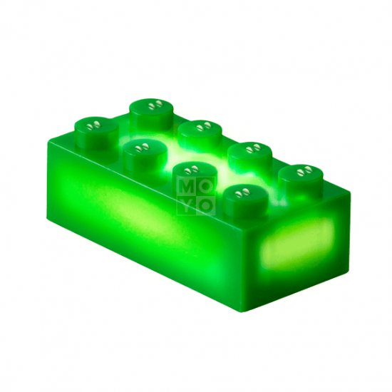 Конструктор Light Stax с LED подсветкой Regular зеленый 1 эл. 4x2 (LS-S11901-04) Конструктор Light Stax с LED подсветкой Regular зеленый 1 эл. 4x2 (LS-S11901-04)