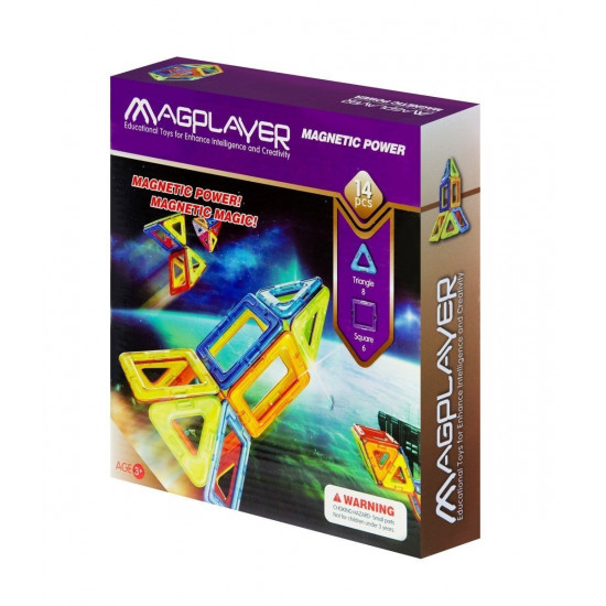 Designer of Magplayer magnetic set 14 el. MPB-14 Designer of Magplayer magnetic set 14 el. MPB-14