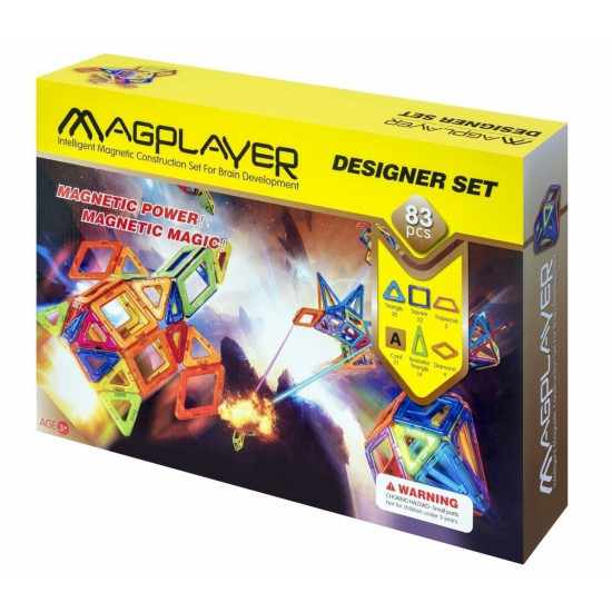 Designer of Magplayer magnetic set 83 el. MPA-83 Designer of Magplayer magnetic set 83 el. MPA-83