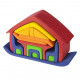 The designer wooden Nic All in the house red (NIC523266) The designer wooden Nic All in the house red (NIC523266)
